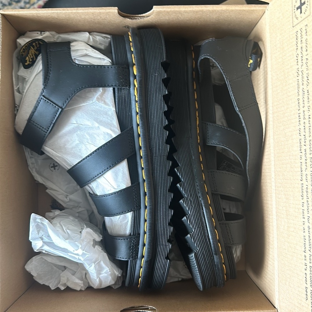 Dr. Martens Black Sandals